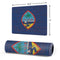 Guam Flag Dark Wood Gaming Mouse Pad